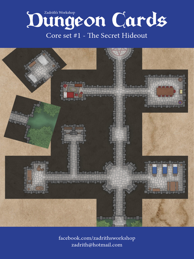 Dungeon Cards Core Set 1 - The Secret Hideout | PDF