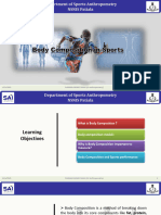 Body Composition in Sports 6WCC