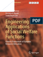 Engineering Applications of Social Welfare Functions: Francisco Munoz Ashutosh Nayak Seokcheon Lee