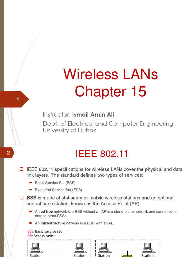 Lec 7 | PDF | Ieee 802.11 | Wireless Lan