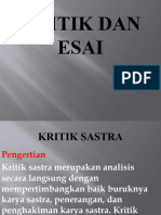 Kritik Dan Esai