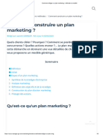 Comment Rédiger Un Plan Marketing - Méthode Et Modèle