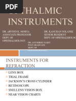 Ophthalmology Instruments College