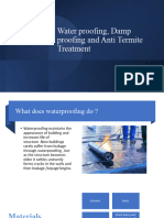 Waterproofing, DPC, Antitermite