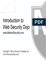 Slides WebSecurityDojo