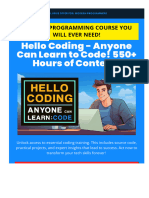 Hello Coding - Anyone Can Learn To Code Digital - Membership Area