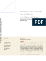 Genetics of Brain Structure and Intelligence: Arthur W. Toga and Paul M. Thompson