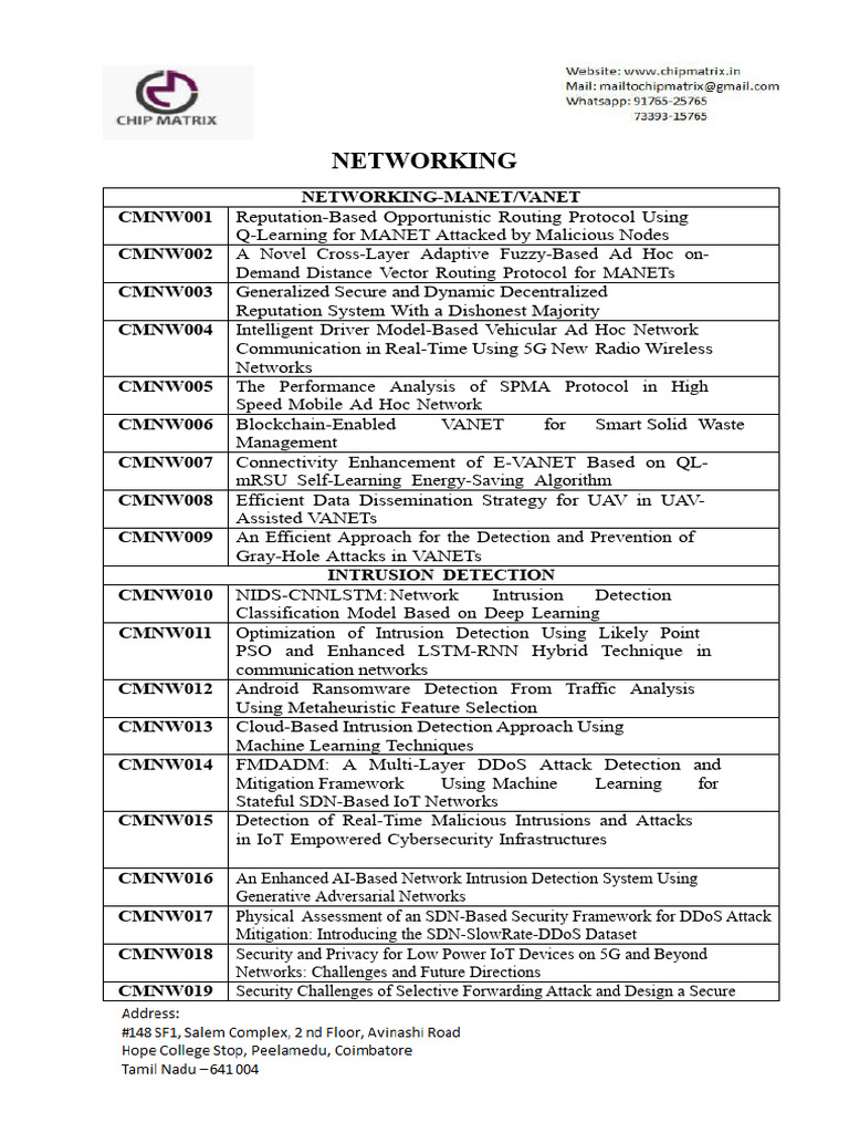 New Networking 23 24 Pdf Wireless Ad Hoc Network Internet Of Things