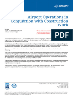 Airport Operations in Conjunction With Construction Work