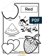 Los Colores en Ingles - Worksheets of The Colors