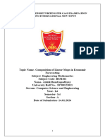 Technical Report On Composition of Linear Maps in Economic Forecasting