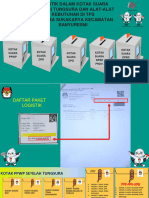 PENEMPATAN LOGISTIK DALAM KOTAK SUARA Dan Alat Kebutuhan KPPS