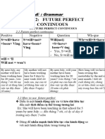 (TLHTTD) Chuyên Đề Grammar Unit 12 Future Perfect Continuous