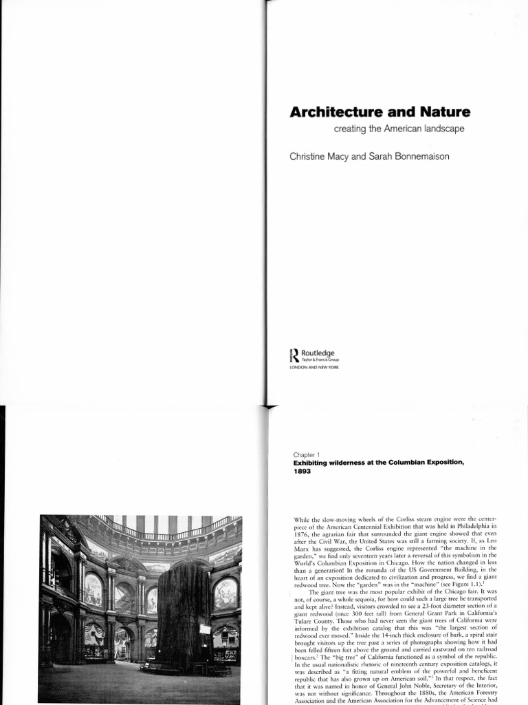 Macy and bonnemaison architecture and nature 1893 chicago world fair