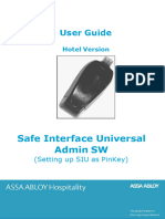 500-381-8 Safe Interface Universal Admin SW (Hotel)
