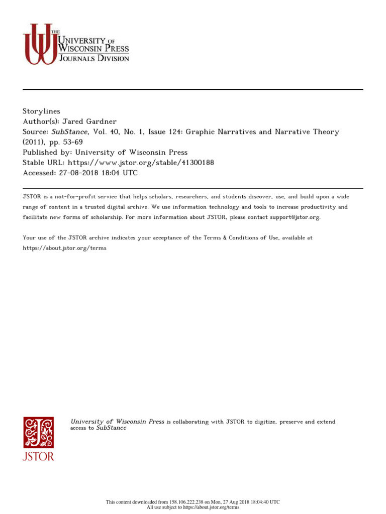 Expanding Narrative Theory to Comics | PDF | Comics | Narrative