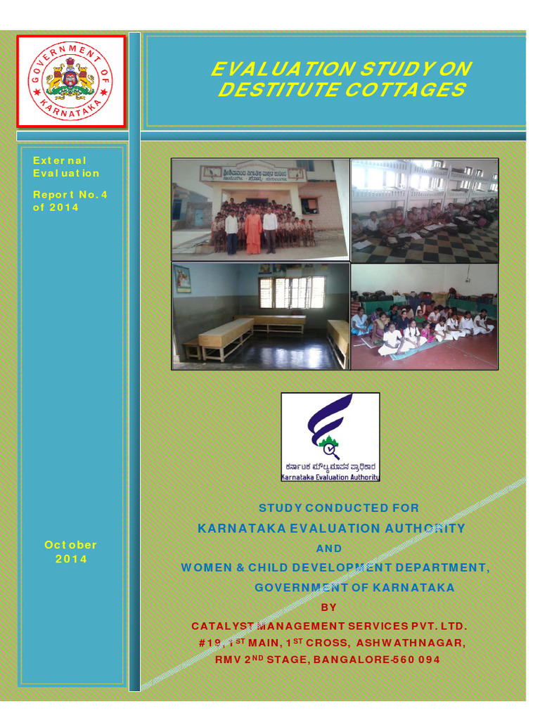 Evaluation of Karnataka's Destitute Cottages | PDF | Expense ...
