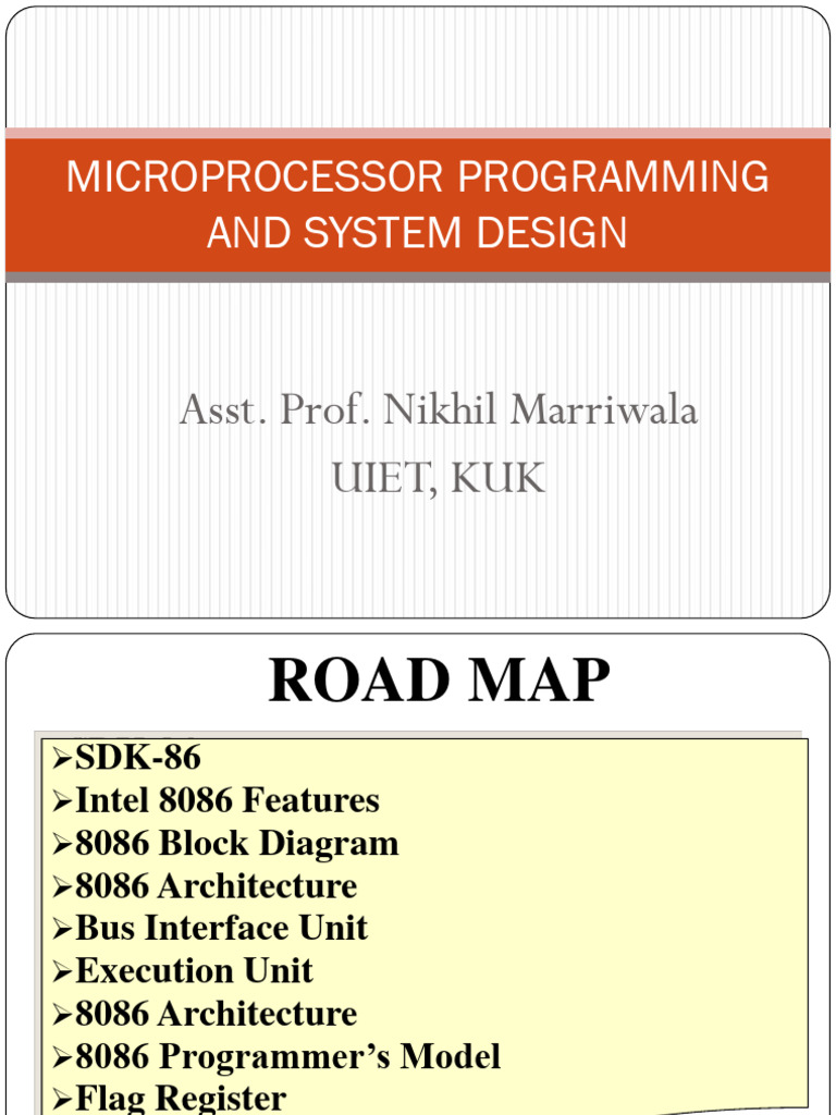 Microprocessor Programming and System Design-1 | PDF | Computer ...