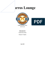 Business Plan - Churros Lounge
