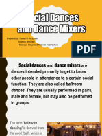 Social Dances and Dance Mixers