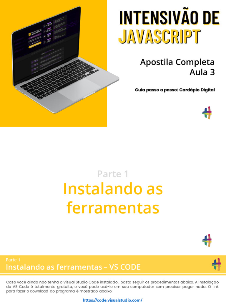 Guia de Instalação: Ferramentas JavaScript | PDF | Script Java | Rede ...