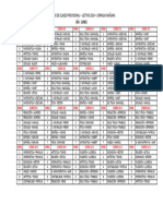 Horario de Clases Provisional 2024 - Lunes