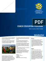 Coach Education Program: Better Coaches, Better Football