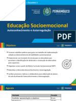 (PE) (Formação Modelo) Educação Socioemocional - Encontro 1