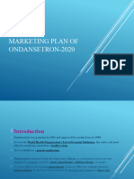 Marketing Plan of Odansteron