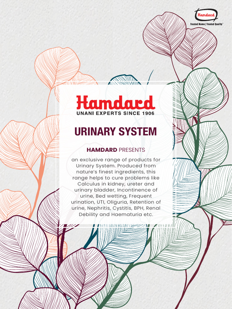 Hamdard Urinary Health Solutions | PDF | Urinary System | Urinary Tract ...