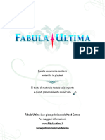 Fabula Ultima Playtest Materials ITA 18 Ottobre 2022 Pagina Singola