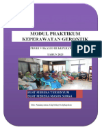 Modul Lengkap Praktikum Gerontik D3 KEP 2023 - PRODI D3 KEP