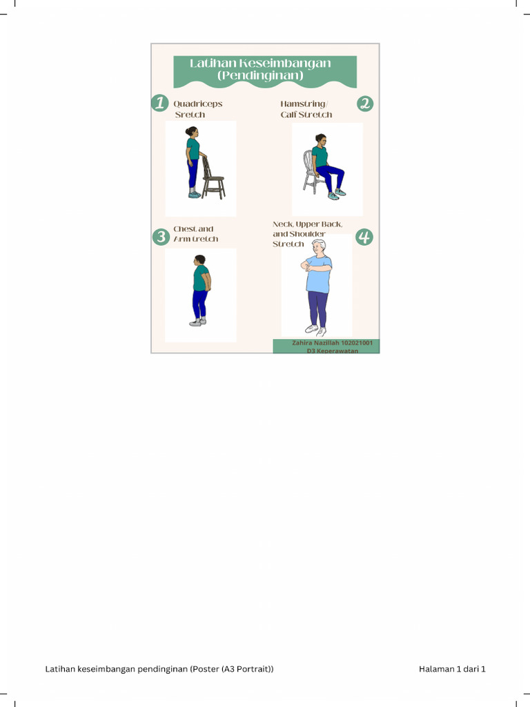 Latihan Keseimbangan Pendinginan (Poster (A3 Portrait) ) PDF