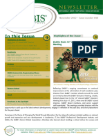 Sabis Newsletter November 2012 Issue 48