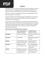 Vitamins Summary-2