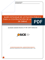 Bases Estándar de Licitación Pública para La Contratación de La Ejecución de Obras