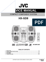 Esquema Electrico de Equipo de Sonido JVC Ca-Hxgd8