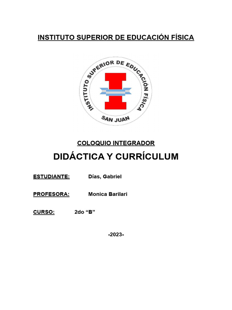 Análisis del Currículum Educativo | PDF | Plan de estudios | Evaluación