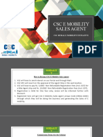 CSC e Mobility Sales Agent 2020