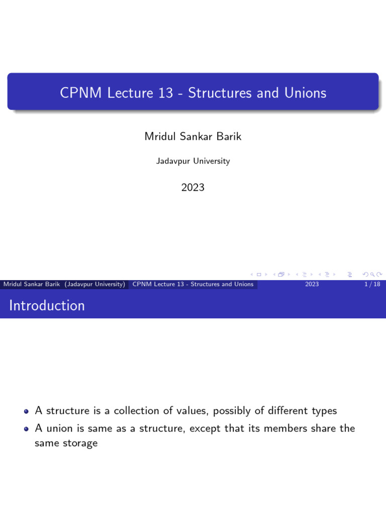 Differentiate Between Structures And Unions