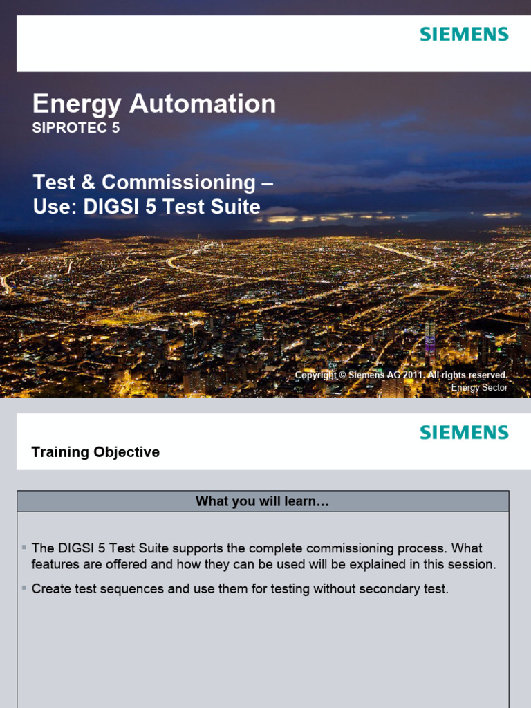 Digsi 5 Details Test V1 0 En Us Pdf Automation Production