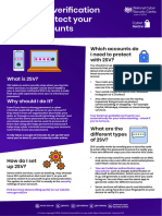 Use 2SV To Protect Accounts Infographic