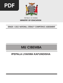 3B Icibemba Literacy 2023 Grade 4 TG