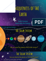 The Uniqueness of The Earth