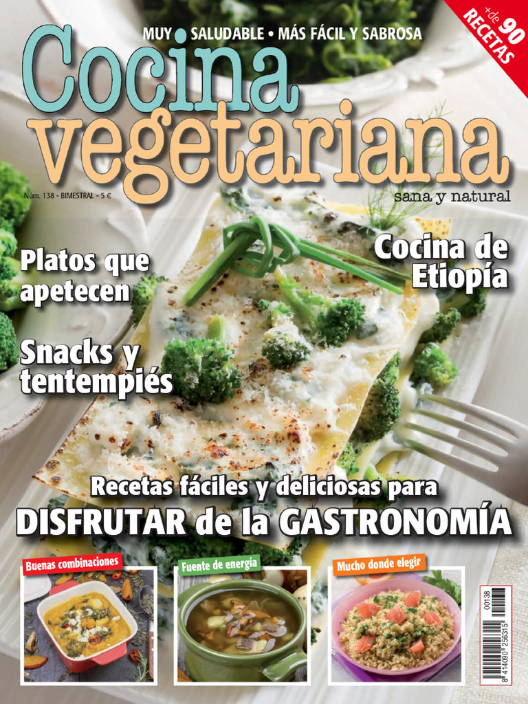 Cocina Vegetariana 138 | PDF | ensalada | Vinagreta