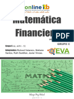 Matematica Financiera Tarea 4 Grupal RICHARD V.