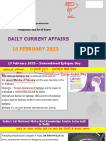 16 FEB 2023 Current Affairs by Indrajeet Sir (GS GURU)