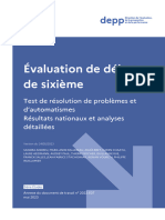 Valuation de D But de Sixi Me - Test de R Solution de Probl Mes Et D Automatismes 155618