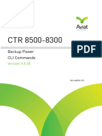 CTR 8500-8300 3.5.20 Backup Power CLI Commands - January2018