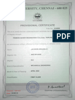 Provisional Certificate